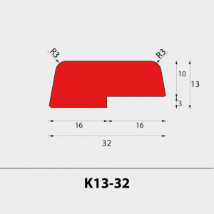 meranti glaslat K13-32